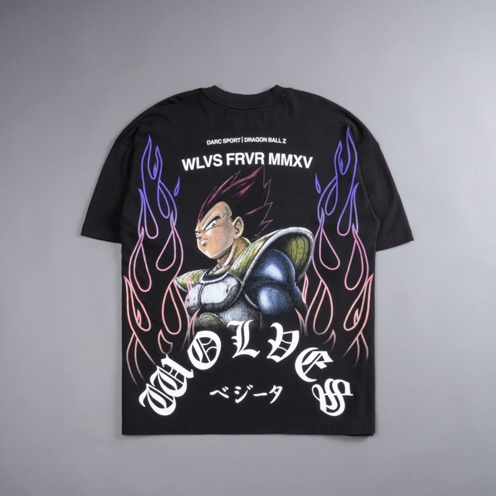 Darc Sport Dragon Ball Z Vegeta One of Us “Bishop” Premium Oversized Tee MEDIUM
